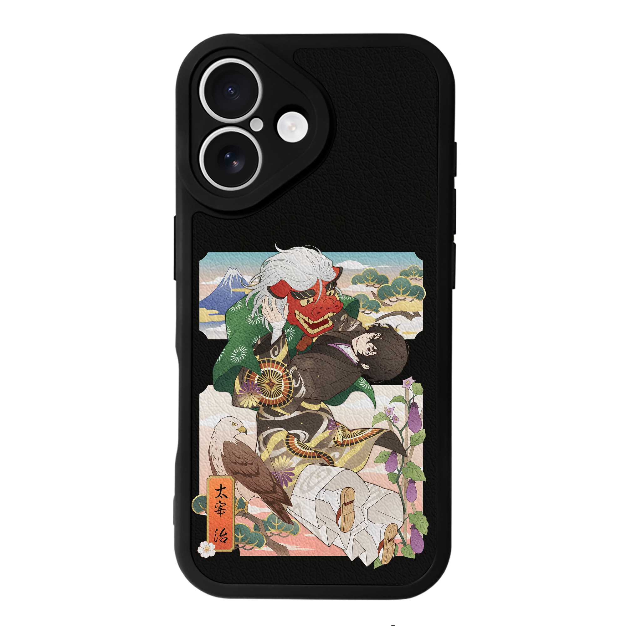 （画像用） 文豪ストレイドッグス Bungo Stray Dogs 【iPhone 16シリーズ対応】シリコンスマホケース（レザー調） 材質：シリコン